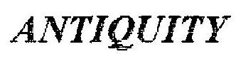 Antiquity (device) Device mark 2565326 Trademark