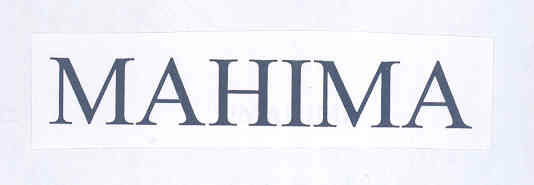 Mahima Device mark 1701932 Trademark