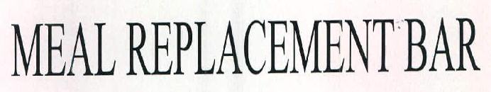 Meal Replacement Bar Device mark 2434508 Trademark