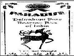 Paradise, Deer(device) Device mark 815212 Trademark