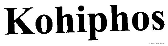 Kohiphos (label) Device mark 1403556 Trademark