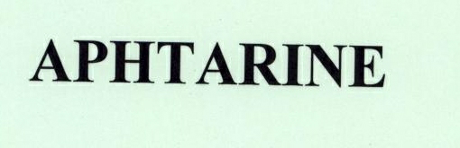 Aphtarine Device mark 1778584 Trademark