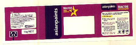 Asianpaints Tractor Star Distemper Device mark 2983985 Trademark