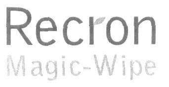 Recron Magic-wipe (label) Device mark 1622021 Trademark