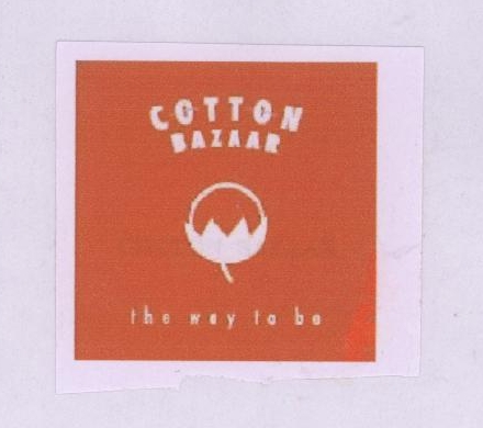 Cotton Bazaar (label) Device mark 1781091 Trademark