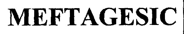 Meftagesic ( Label) Device mark 1409917 Trademark