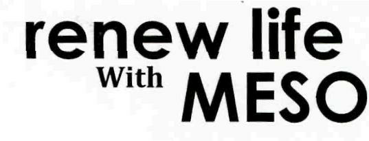 Renew Life With Meso Device mark 2375364 Trademark