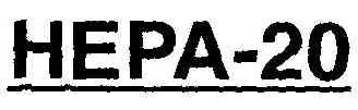 Hepa-20 Device mark 1725396 Trademark