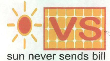 Vs Sun Never Sends Bill (label) Device mark 2223748 Trademark