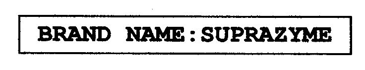 Suprazyme Device mark 1093673 Trademark