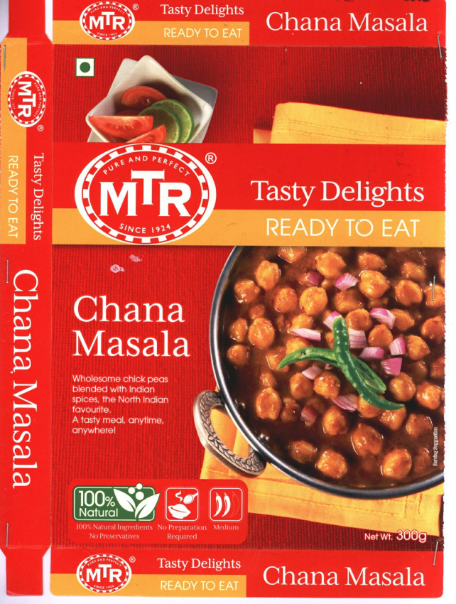 Tasty Delights Mtr Chana Masala Device mark 2391482 Trademark