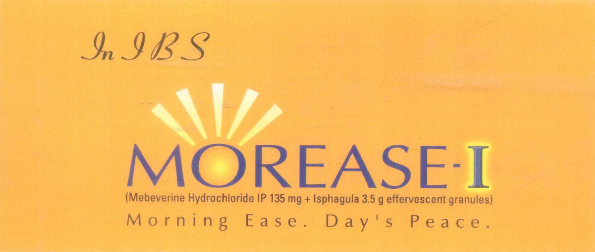 In Ibs Morease-i ( Label) Device mark 1310528 Trademark