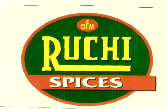 Ofm Ruchi Spices ( Label) Device mark 1420806 Trademark