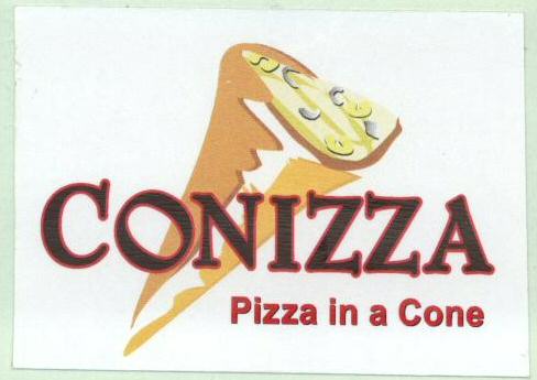 Conizza Pizza In A Cone With Label Device mark 1450158 Trademark