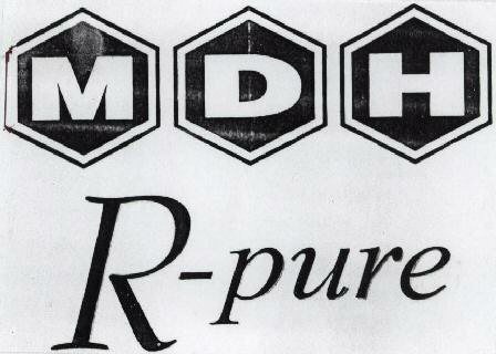 Mdh R -pure (label) Device mark 1581101 Trademark