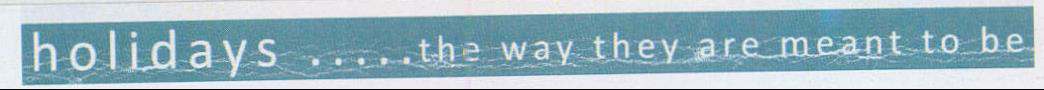 Holidays The Way They Are Meant To Be Device mark 2056384 Trademark