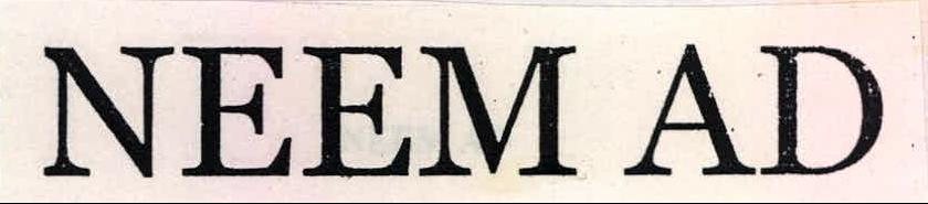 Neemad Device mark 1893748 Trademark