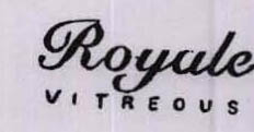 Royale Vitreous Device mark 1465888 Trademark