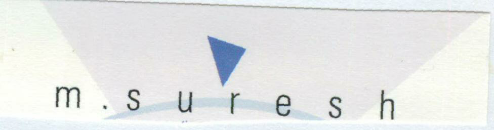 M. Suresh (device Of Trangle) Device mark 1577872 Trademark