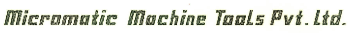 Micromatic Machine Tools Pvt. Ltd. Device mark 2617226 Trademark