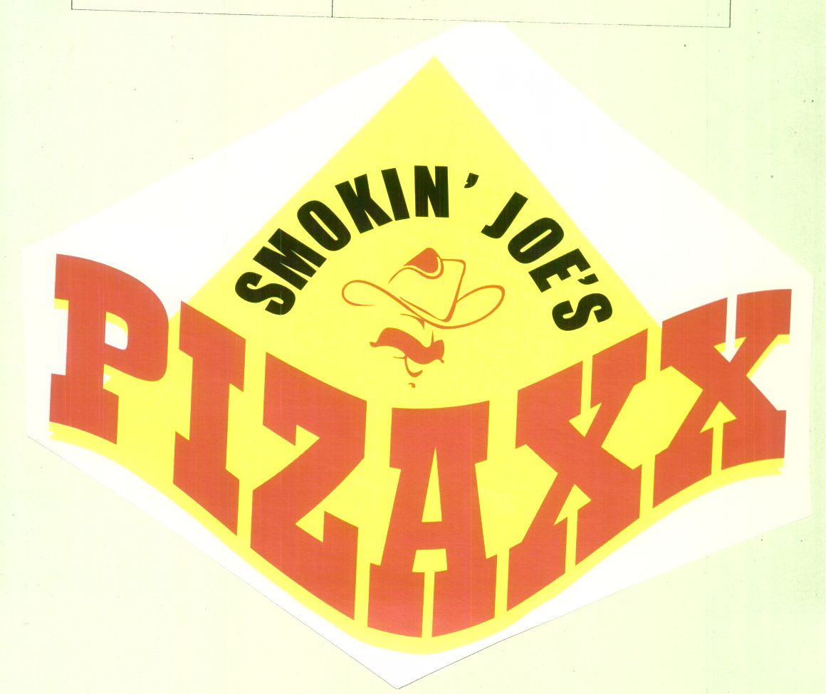Smokin's Joe's Pizaxx ( Label) Device mark 1407121 Trademark
