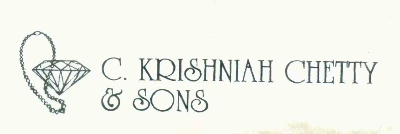 C. Krishniah Chetty & Sons Device mark 628338 Trademark