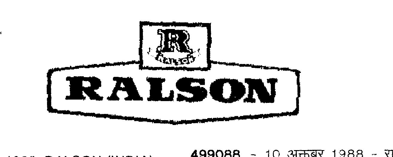 R Ralson Device mark 499088 Trademark