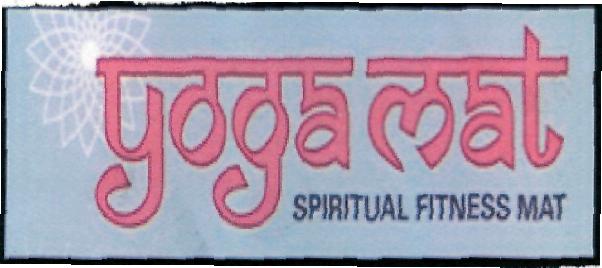 Yoga Mat Spiritual Fitness Mat (label) Device mark 2234915 Trademark