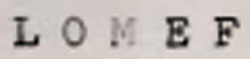 Lomef Device mark 628169 Trademark