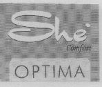 She Comfort Optima (label) Device mark 1473728 Trademark