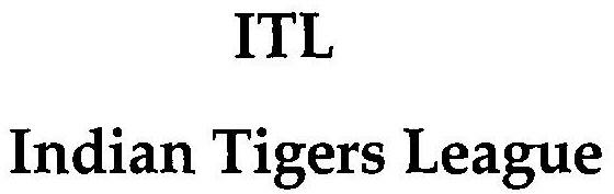 Itl Indian Tigers League (device) Device mark 2521677 Trademark