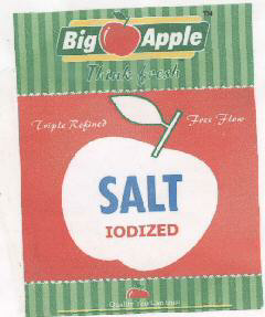 Big Apple (apple) Device mark 1609896 Trademark