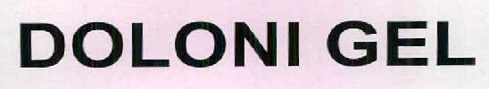 Doloni Gel Device mark 2487156 Trademark