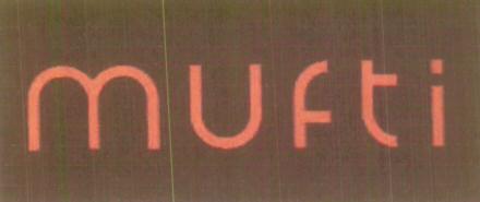 Mufti (label) Device mark 1619256 Trademark
