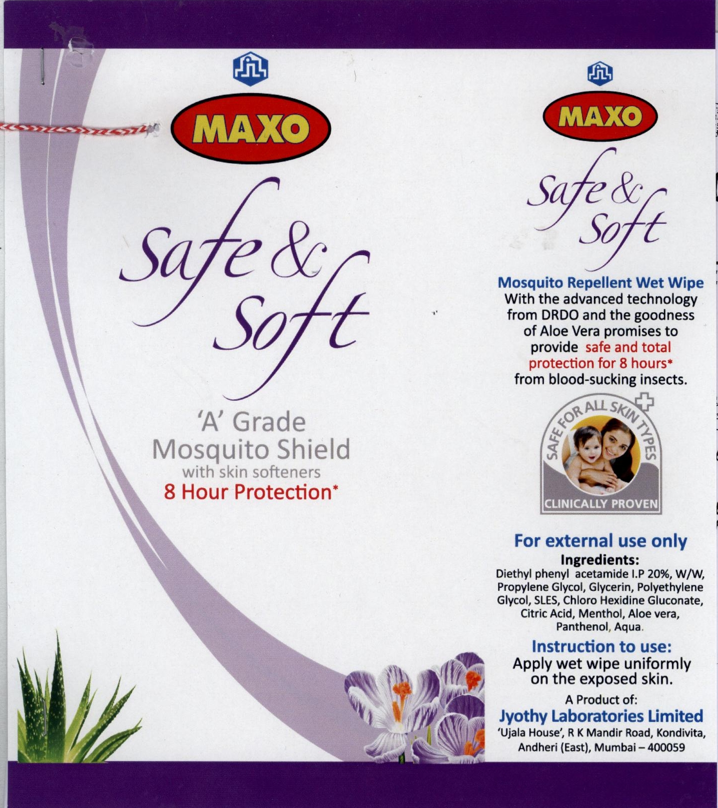 Maxo Safe & Soft Device mark 1923068 Trademark