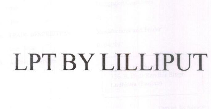 Lpt By Lilliput Device mark 1484137 Trademark