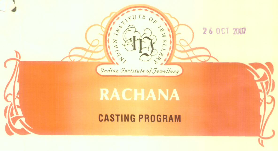 Rachana (label) Device mark 1615714 Trademark
