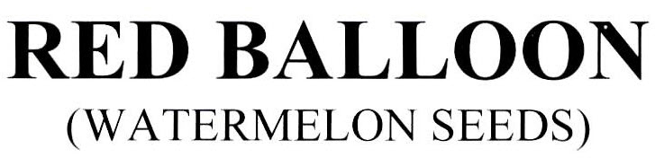Red Balloon (waterrmelon Seeds) Device mark 2547617 Trademark