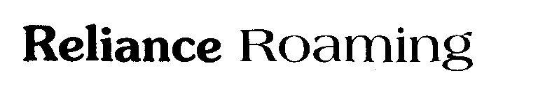 Reliance Roaming Device mark 820433 Trademark