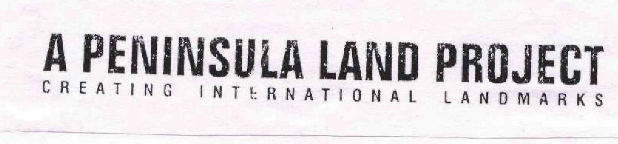 A Peninsula Land Project (label) Device mark 1723512 Trademark