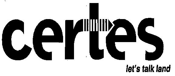Certes Let's Talk Land (device) Device mark 2287374 Trademark