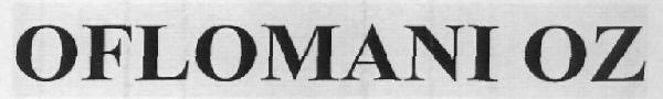 Oflomani Oz Device mark 2960958 Trademark