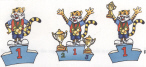 Britannia Tiger Winning Device (series Of 3) (label) Device mark 1734872 Trademark