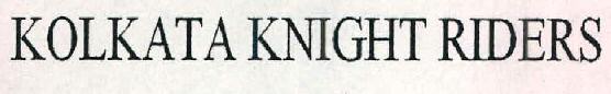Kolkata Knight Riders Device mark 2384298 Trademark