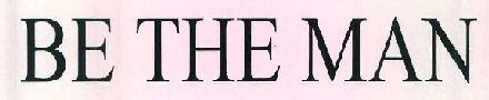 Be The Man Device mark 2671320 Trademark