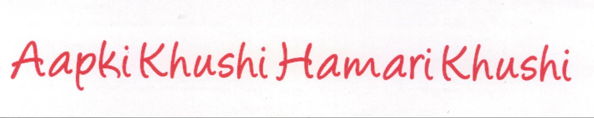 Aapki Khushi Hamarikhushi Device mark 2006968 Trademark