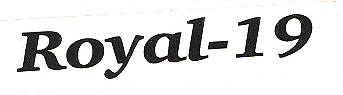 Royal-19 (lable) Device mark 1198031 Trademark