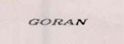 Goran Device mark 913095 Trademark