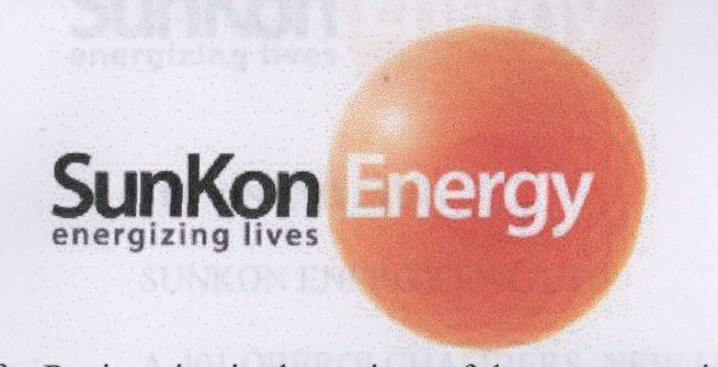 Sunkon Energy Energizing Lives Device mark 1986269 Trademark