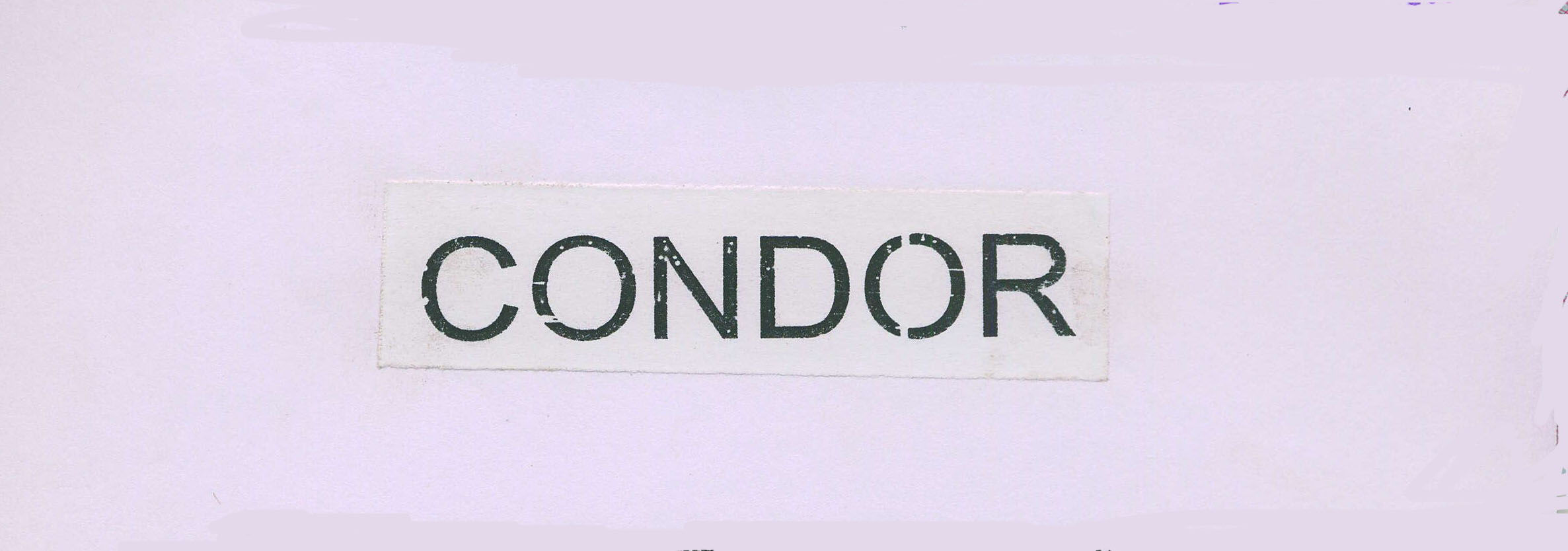 Condor (label) Device mark 1645589 Trademark